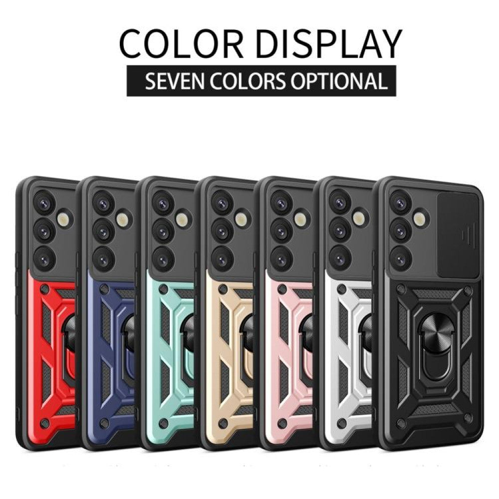 Ring Full Protect Case Samsung A07 — Blue