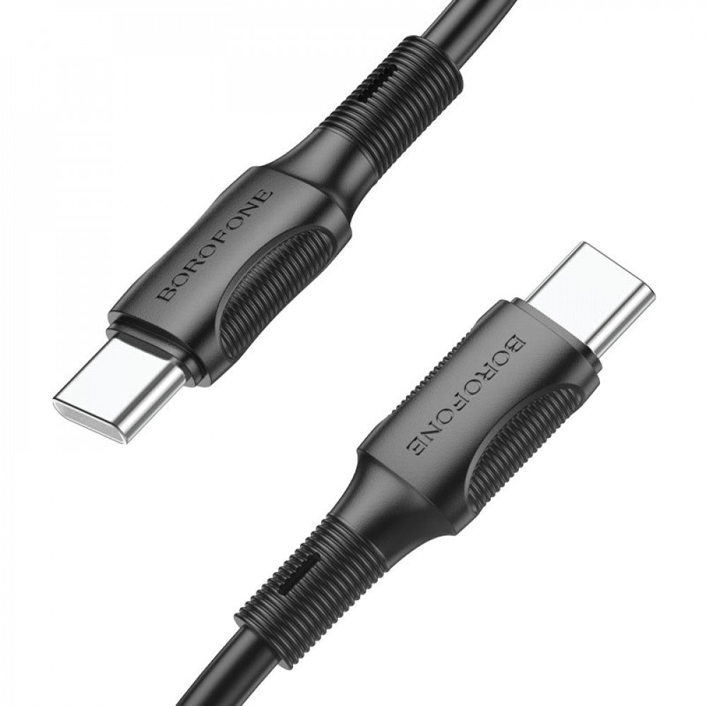 Кабель USB C to C 60W (1m) Borofone BX80 — Black