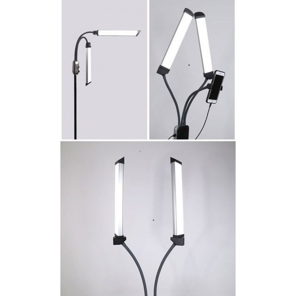 Lamp LED HD-2 45W 112 pcs white 112 pcs yellow 3200K-5600K + 2 holder