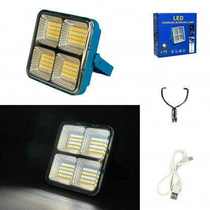 LED Floodlight with Battery 5000 mah LED Lamp