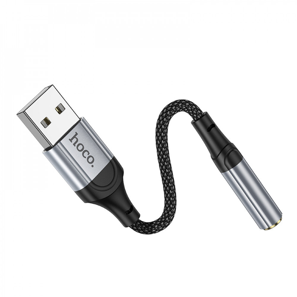 Adapter USB A To 3.5 Hoco LS36 – Black