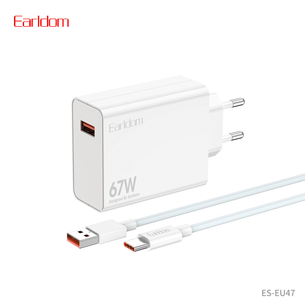 Home Charger | 67W | PD | USB C Cable (1m) — Earldom ES-EU47