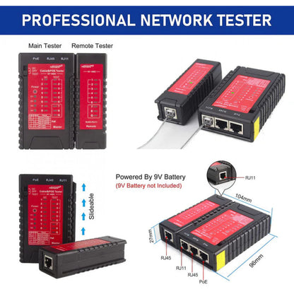 LAN POE Network Tester RJ-45 RJ-11
