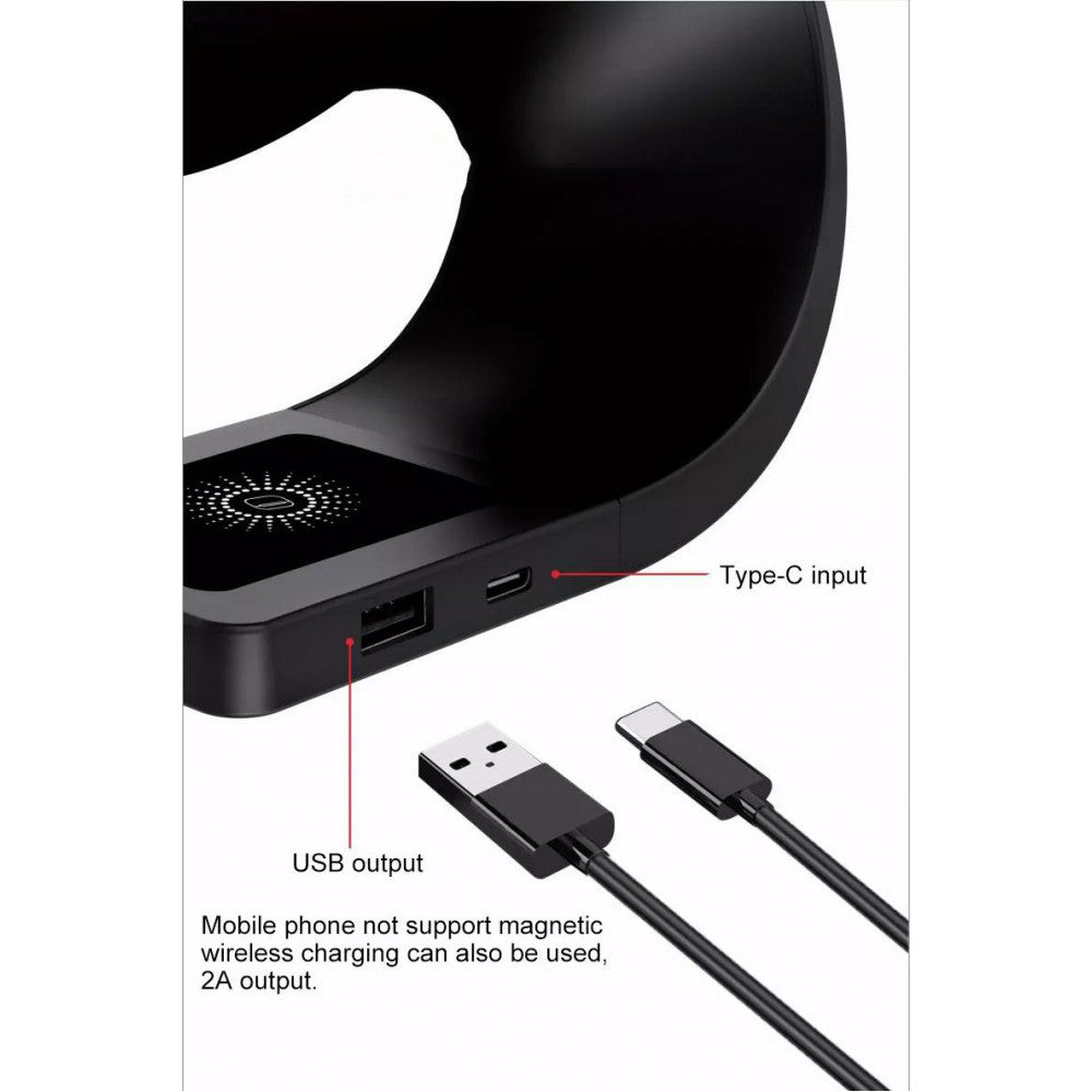 Wireless Charger 3 in 1 Y36 MagSafe - Black