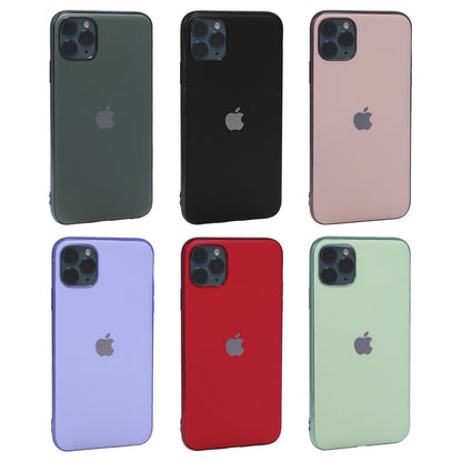 Cover Cases Matte Silcone Case iPhone 11 Pro Max - Black