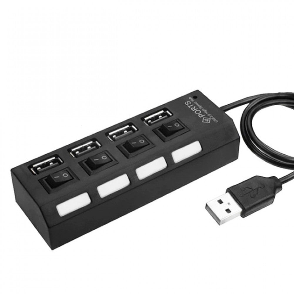 USB HUB Power Button; USB 2.0 To 4 USB