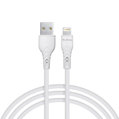 Lightning cable 2.1A (1m) Yoobao C4 - White