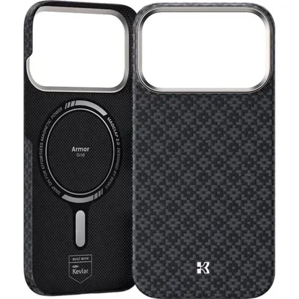 Benks ArmorAir ArmorGrid kevlar case — iPhone 17 Pro Max — Blue