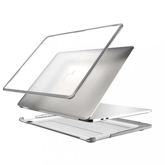 TPU+PC HardShell Case MacBook Pro 14.2" A2442 — Gray