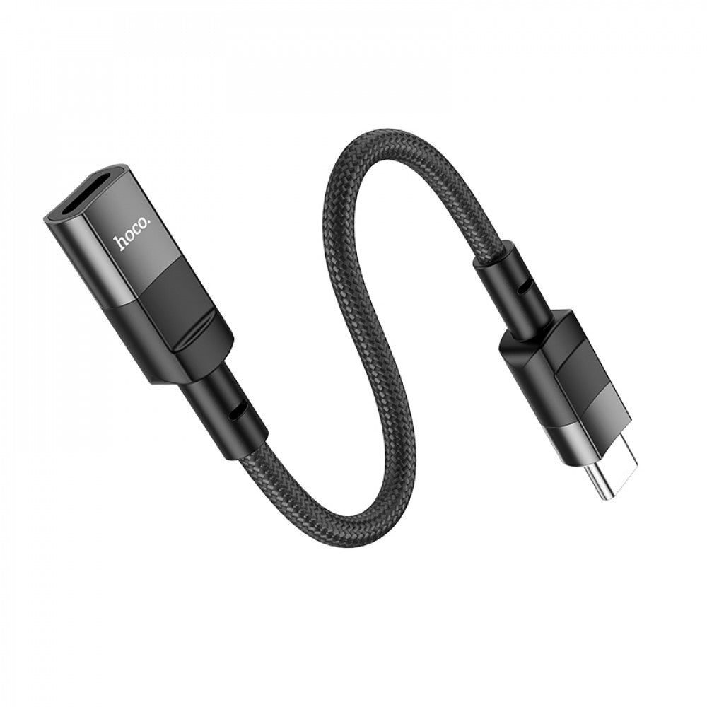 Adapter USB C To Lightning Hoco U107 – Black