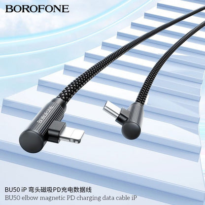 Cable USB C to Lightning 27W PD (1m) Borofone BU50 Magnetic