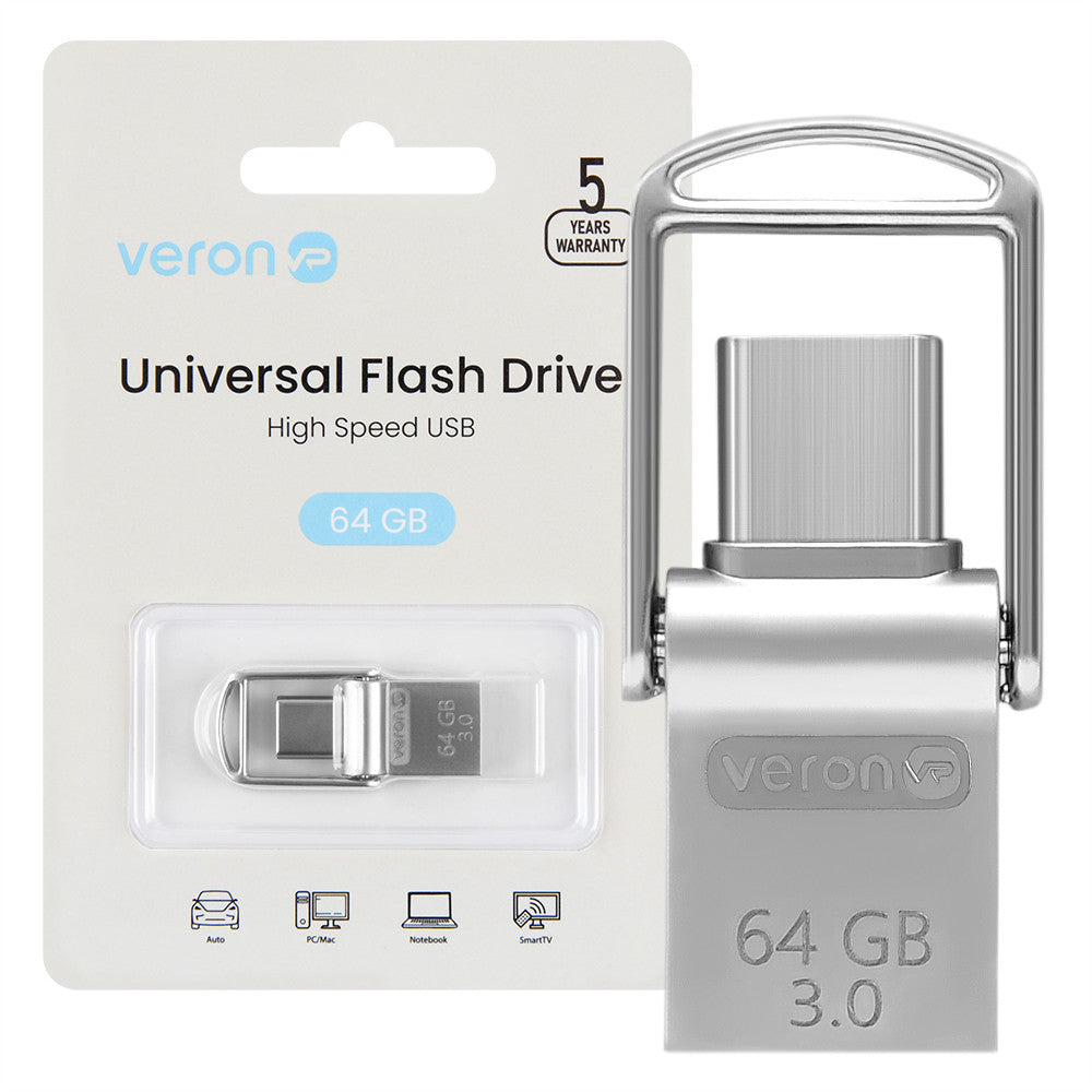 USB Flash Drive 64GB Veron 3.0 USB -Type C Metal series 104