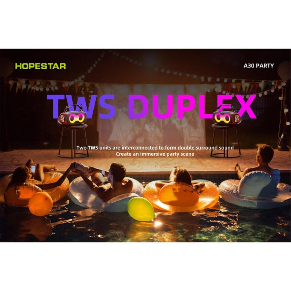 §Портативна колонка — Hopestar A30 Party — Black&Yellow