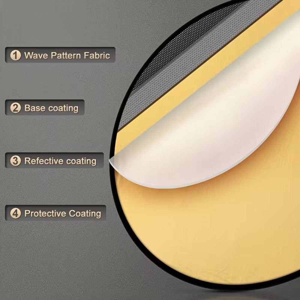 Рефлектор відбивач світла для фото відеозйомки 5в1, 80см