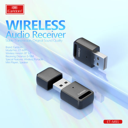 Bluetooth Audio Receiver - Earldom ET-M91