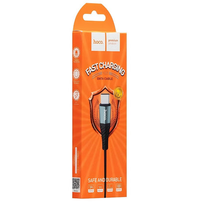 Cable USB C 3.0A (1m) Hoco X38 – Black