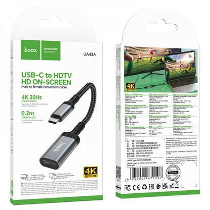Adapter USB C To HDTV Hoco UA43A