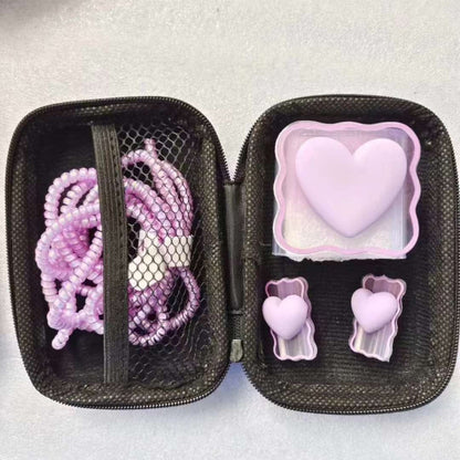 Защита кабеля и зарядки «Heart» — Pink