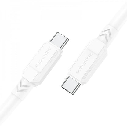 Кабель USB C to C 60W (1m) Borofone BX81 — White