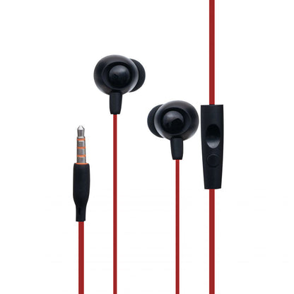Headphones with microphone 3.5mm Celebrat Fly-1 – Red