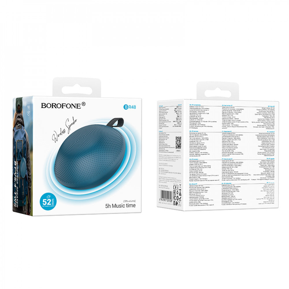 Портативна колонка Borofone BR48 — Blue