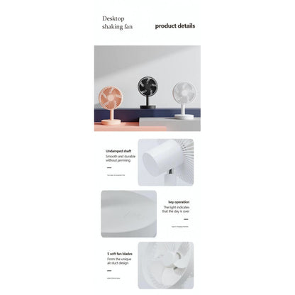 Портативный мини вентилятор WT-F52 White - 4000 mAh