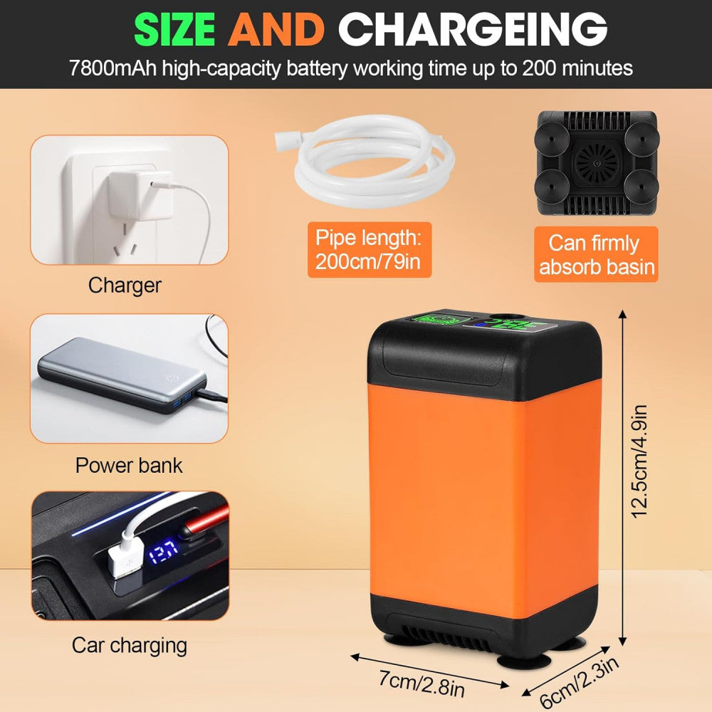 Portable shower 7800 mAh HS-01