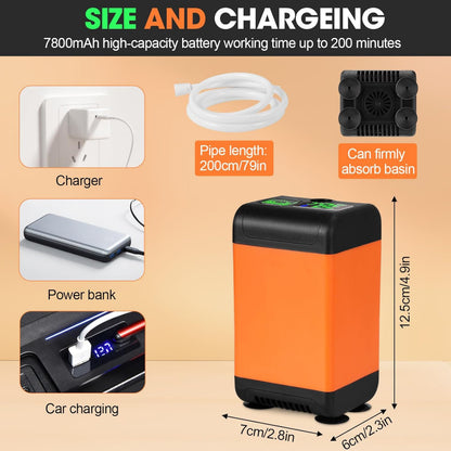 Portable shower 7800 mAh HS-01