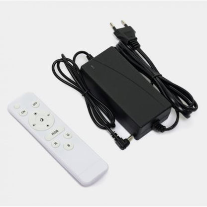 RGB LED lamp CS-2600, with the ability to change colors, on remote control, round