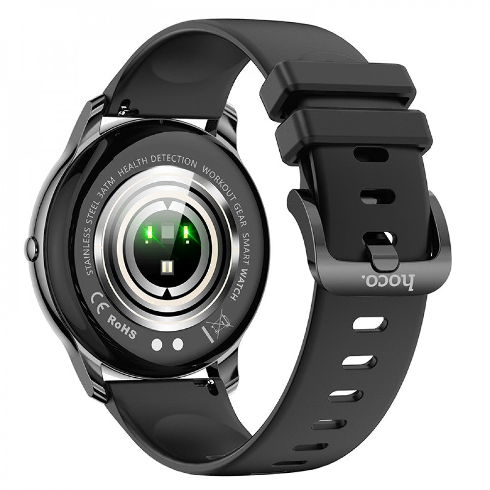 Smart Sports Watch Hoco Y10 AMOLED – Bright Metal Gray