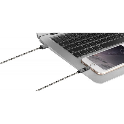 Кабель 2 in 1 ( L , M ) 2.4A (1m) Momax DL4 — Orange