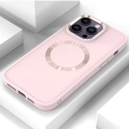 Metal Style Case With MagSafe iPhone 15 Pro — Lavender