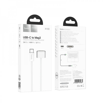 Cable USB C to Magsafe 2 – Apple 2m – Hoco X103 – White