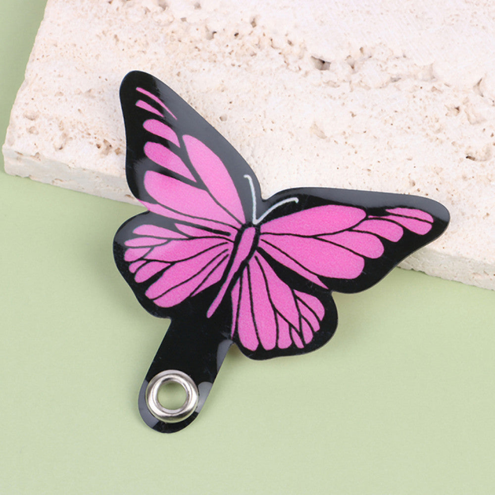 Neck Lanyard "Butterfly" - Blue