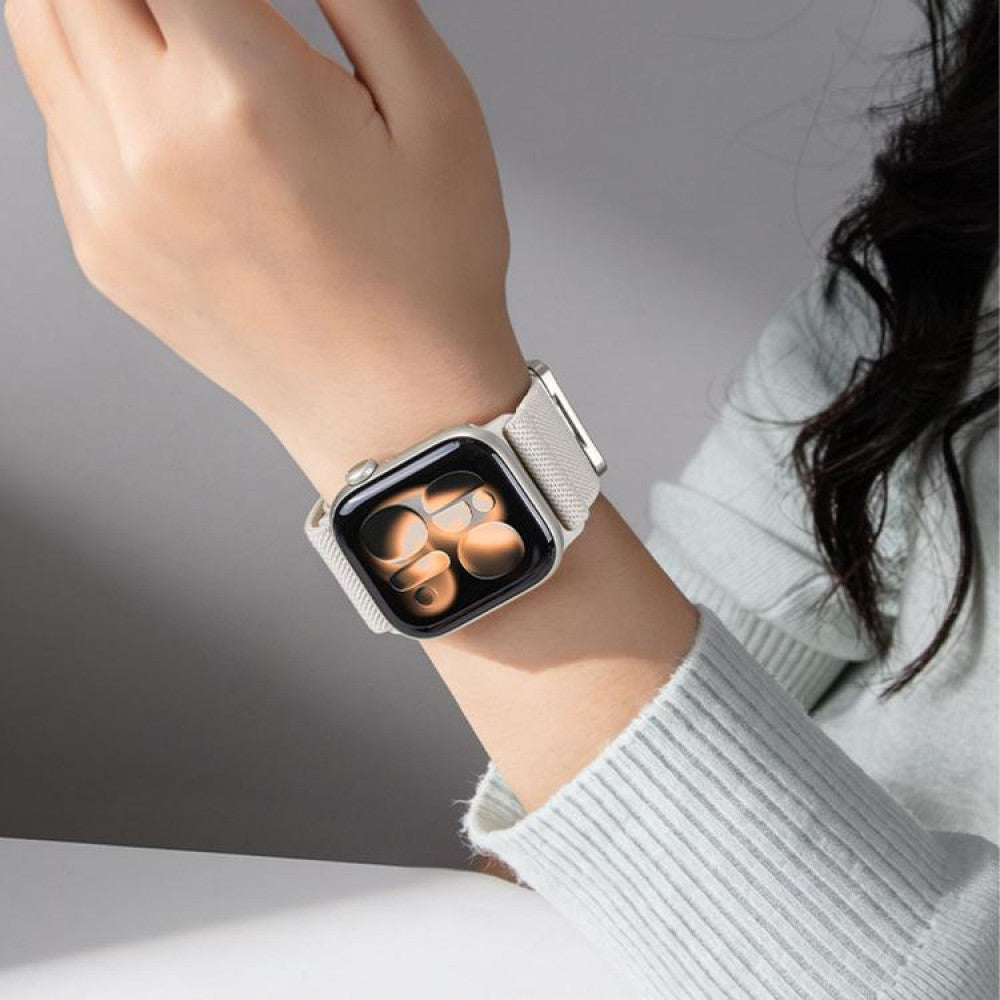 Ремінець Striped Magnetic Buckle Strap Apple Watch 42 mm 44 mm 45 mm 49 mm — Blue-gray