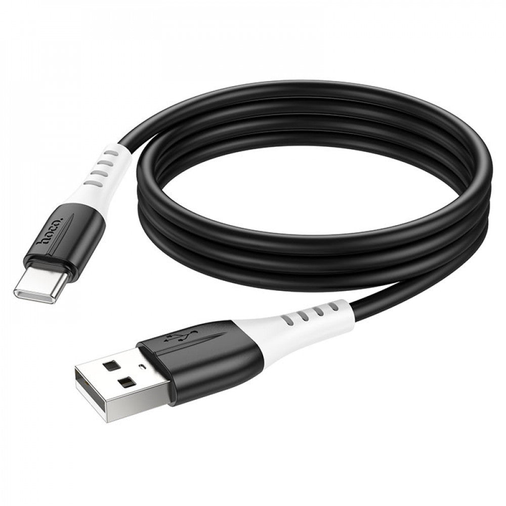 Кабель USB C 3A (1m) Hoco X82 silicone — White