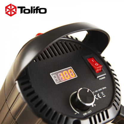 Комплект сферический софтбокс + прожектор + штатив 2.8 m Tolifo LED FS-200B 220W 2700-6500k  95+