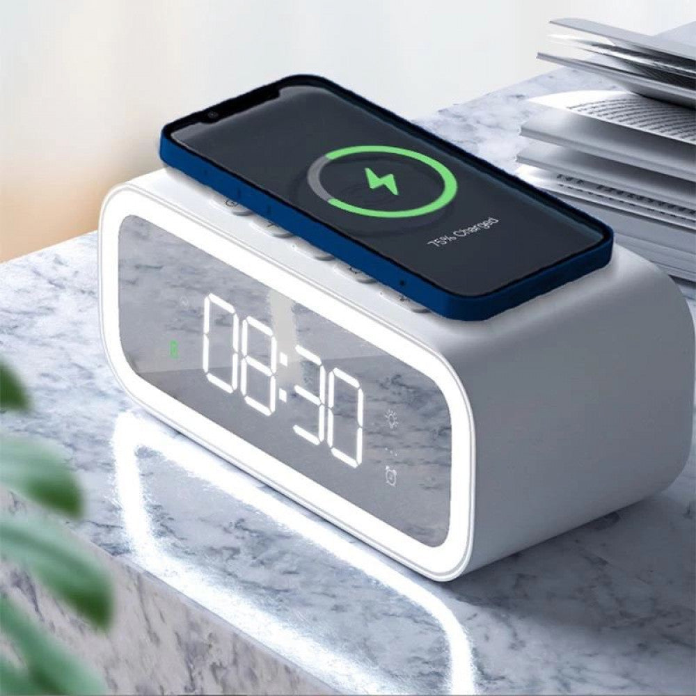 Wireless Charger + Alarm Clock - WiWU Wi-W015