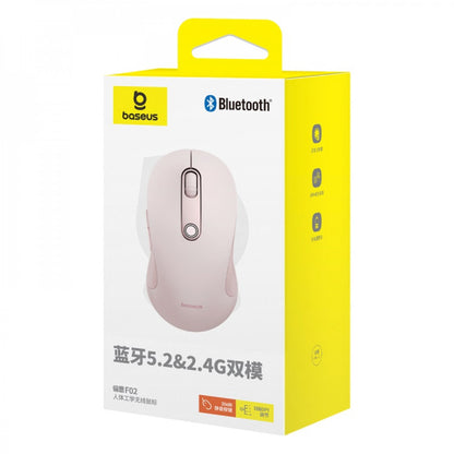 Wireless Mouse – Baseus (B01055505) F02 – B01055505411-01 Pink