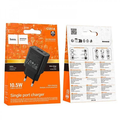 Home Charger 2.1A 1U Hoco CS91A