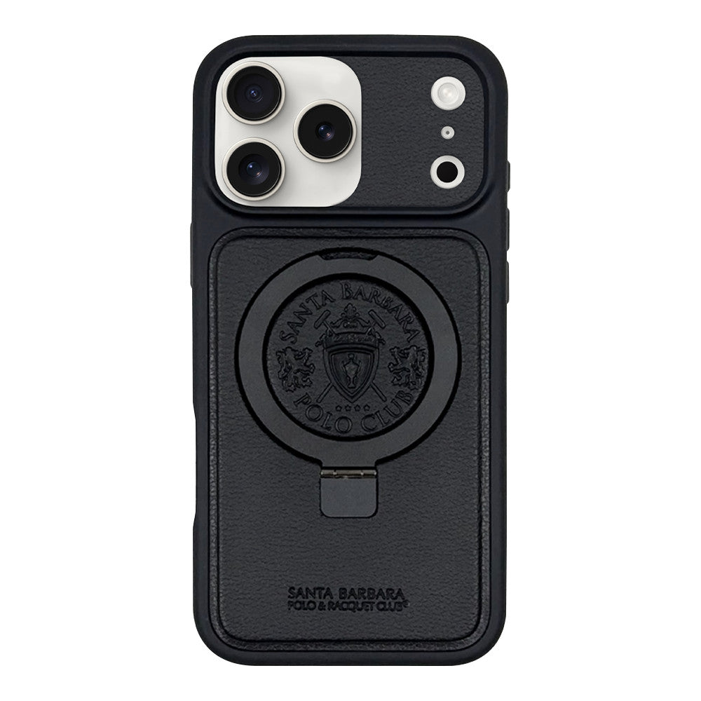 Накладка Чехлы Polo Primo Leather Case iPhone 17 Pro — Black