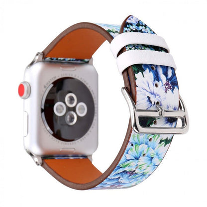 Ремінець Leather Series Flower Pattern Apple Watch 38 mm 40 mm 41 mm 