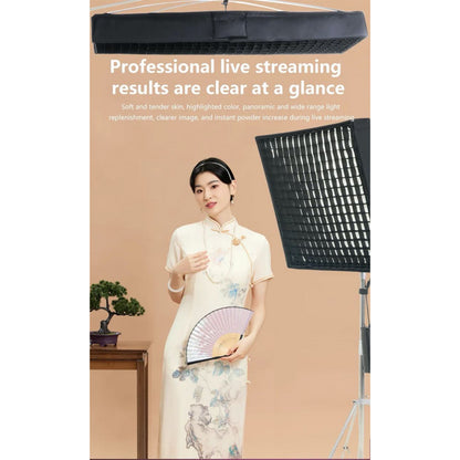 ZSYB JB-200X 200W 3200K-5600K Flexible LED Video Light with APP Control 63cm