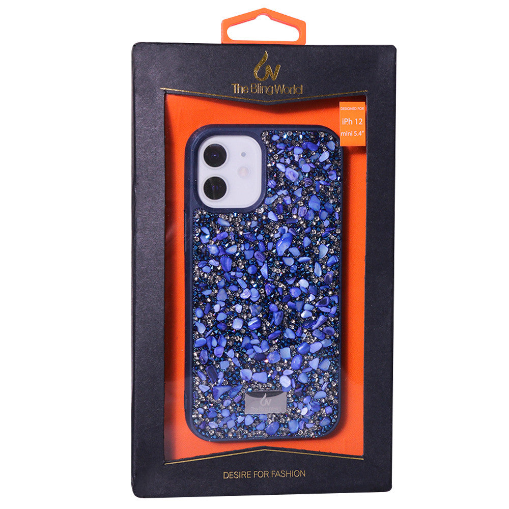 Bling World Stone Diamond TPU Case iPhone 12 Mini 5.4" – Colorfull