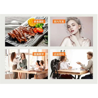 Video light lamp LED E900 with display 30x17 cm 896 Lights 3000K-6500K Remote (from the network, batteries are not included)