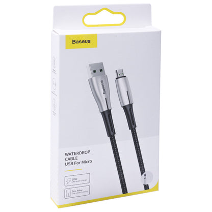 Cable Micro 20W (0.5m) - Baseus (CAMRD-A) Waterdrop Black