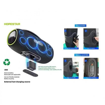 Портативна колонка Hopestar A85 400W — Green