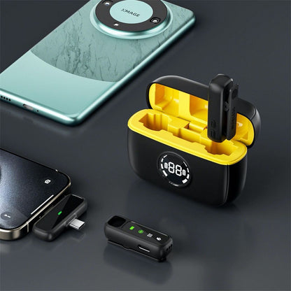 Беспроводной микрофон для телефона USB C+Lightning — Wiwu Wi-WM003