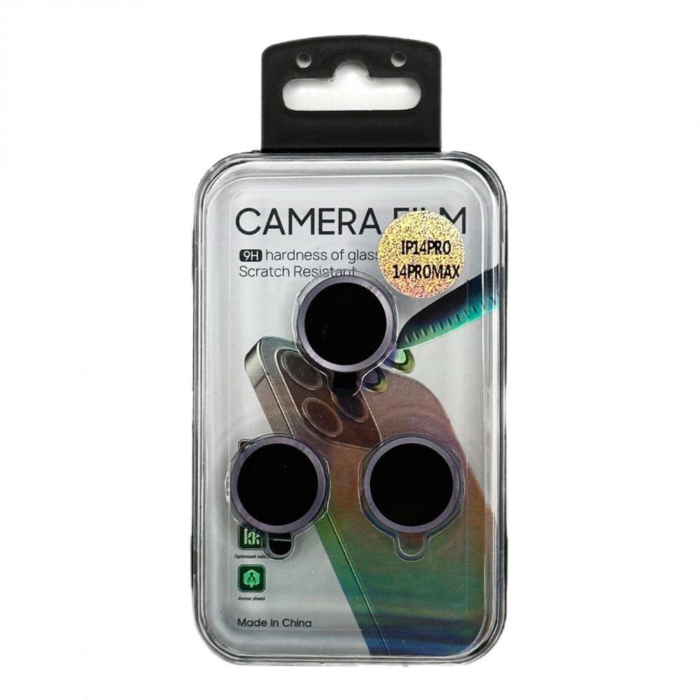 Захисне скло Camera Glass Steel iPhone 13 Pro/13 Pro Max — Black