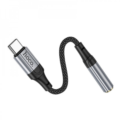 Adapter USB C To 3.5mm Hoco LS36 — Black